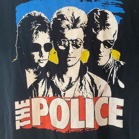 Vintage 80s The Police T-Shirt - Picture 4 of 5